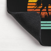 Western Pferd und Reiter Retro Sun Stil Mousepad (Ecke)
