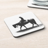 Western Pferd Untersetzer (Linke Seite)