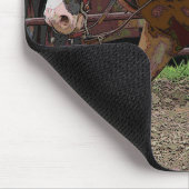 Western Pferde-Cartoon Mousepad (Ecke)