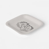 Western Pferde Elegante Rustikale Hochzeit Pappteller (Gewinkelt)