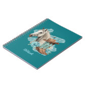 Western Pferde-Spiral-Notizbuch Notizblock (Linke Seite)