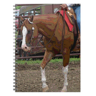 Western-PferdeCartoon-Effekt Notizblock