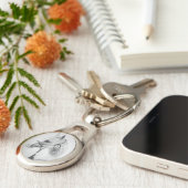 Western-Pferdeschlüsselketten-Stute Schlüsselanhänger (Seite)