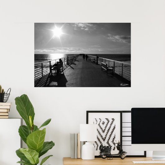 Western Pier Poster (Heimbüro)