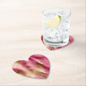 Western Pink Gold Brown Cowgirl Cowhide Untersetzer (Vor Ort)