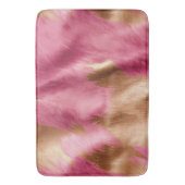 Western Pink Gold Cowgirl Cowhide Badematte (Vorderseite Vertikal)