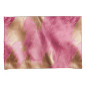Western Pink Gold Cowgirl Cowhide Kissenbezug (Vorderseite-Rechts)