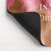 Western Pink Gold Cowgirl Cowhide Mousepad (Ecke)