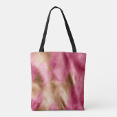 Western Pink Gold Cowgirl Cowhide Tasche (Rückseite)