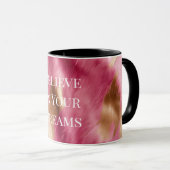 Western Pink Gold Cowgirl Cowhide Tasse (VorderseiteRechts)