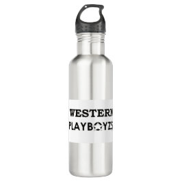 WESTERN PLAYBOIZ / JMT SKATERBOARDS / IPIX EDELSTAHLFLASCHE