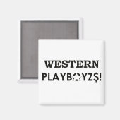 WESTERN PLAYBOIZ / JMT SKATERBOARDS / IPIX MAGNET (Vorderseite/Rückseite)