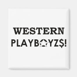 WESTERN PLAYBOIZ / JMT SKATERBOARDS / IPIX MAGNET