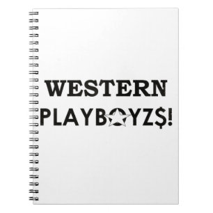 WESTERN PLAYBOIZ / JMT SKATERBOARDS / IPIX NOTIZBLOCK