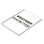 WESTERN PLAYBOIZ / JMT SKATERBOARDS / IPIX NOTIZBLOCK (Linke Seite)