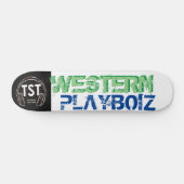WESTERN PLAYBOIZ / JMT SKATERBOARDS / IPIX SKATEBOARD (Horizontal)