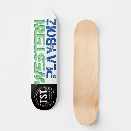 WESTERN PLAYBOIZ / JMT SKATERBOARDS / IPIX SKATEBOARD (Vorderseite)