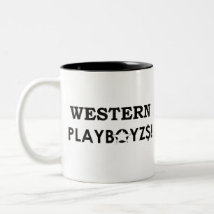 WESTERN PLAYBOIZ / JMT SKATERBOARDS / IPIX ZWEIFARBIGE TASSE