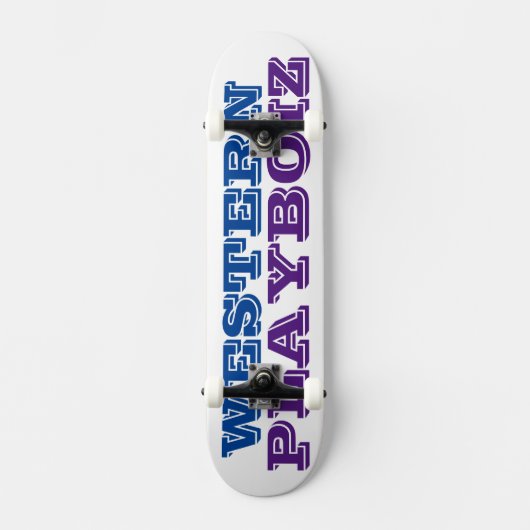 WESTERN PLAYBOIZ Skateboard (Vorderseite)
