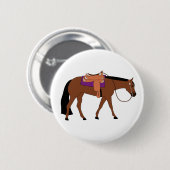 Western Pleasure Horse Button (Vorne & Hinten)