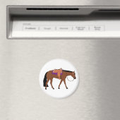 Western Pleasure Horse Magnet (In Situ (Geschirrspüler))