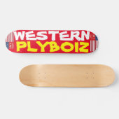 WESTERN PLYBOIZ JMT USA Skateboard (Horizontal)