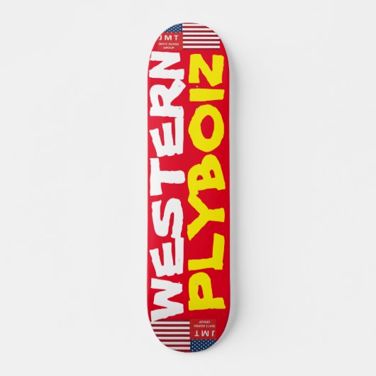 WESTERN PLYBOIZ JMT USA Skateboard (Vorne)