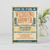 Western-Polterabend-Einladungen Einladung (Stehend Vorderseite)