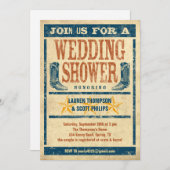 Western-Polterabend-Einladungen Einladung (Vorne/Hinten)