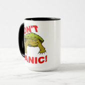 Western Pond Turtle - Keine Panik Tasse (Vorderseite Links)
