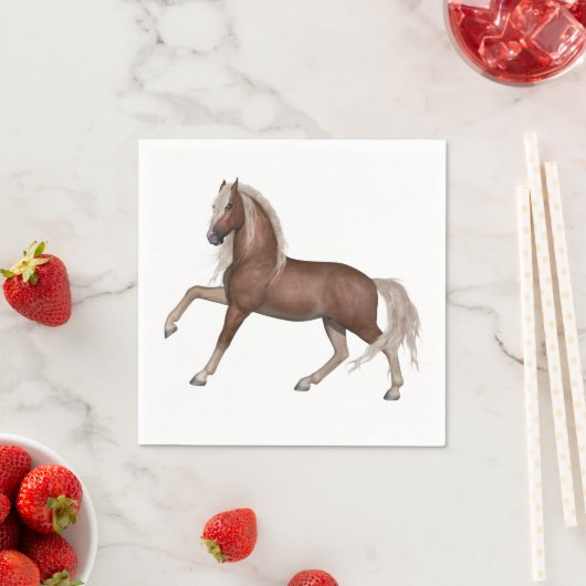 Western Pony Reittiere Party Serviette (Beispiel)