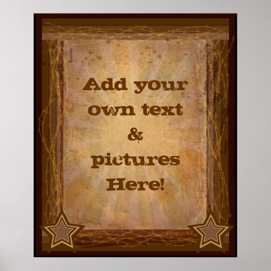 Western Poster (Vorne)