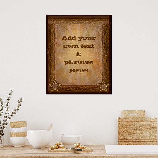 Western Poster (Küche)