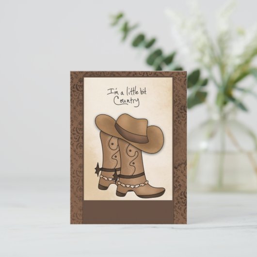 Western Postkarte (Stehend Vorderseite)