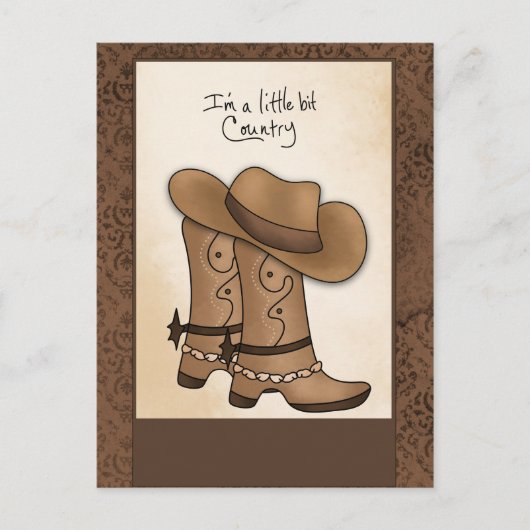 Western Postkarte (Vorderseite)