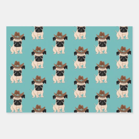 Western Prints Geschenkpapier-Set Geschenkpapier Set (Vorderseite 3)