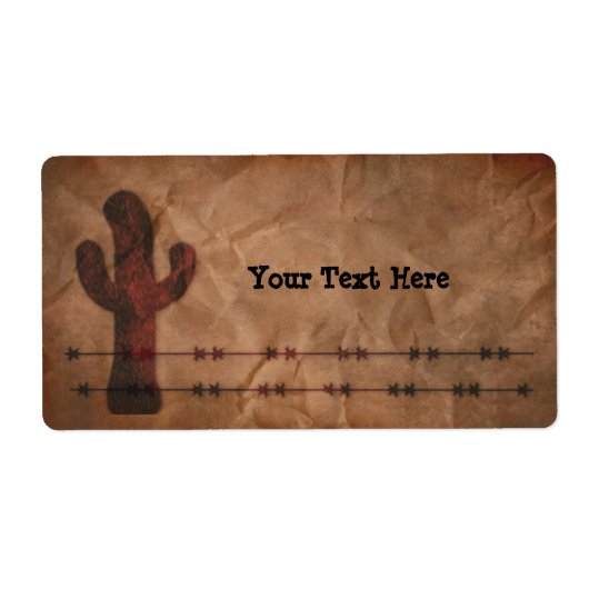 Western-Produktlabel (Vorne)