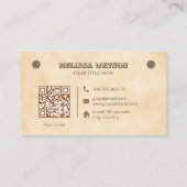 Western QR-Code Süd Visitenkarte (Rückseite)