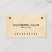 Western QR-Code Süd Visitenkarte (Vorderseite)