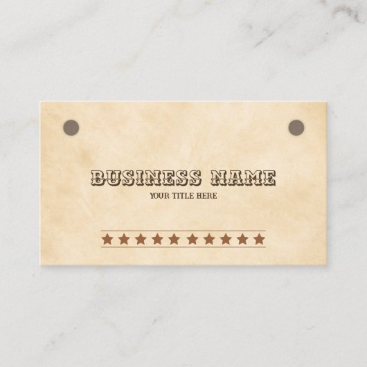 Western QR-Code Süd Visitenkarte (Vorderseite)