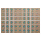 Western-queres aquamarines und stoff (Yard (91,4 cm))