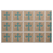 Western-queres aquamarines und stoff (Fat Quarter (45,7 x 55,9 cm))