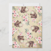 Western Quinceañera - 15. Geburtstag Einladung (Rückseite)