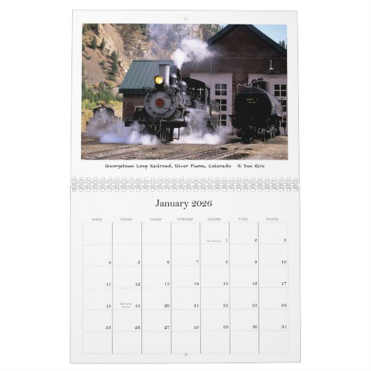 Western Railroading Kalender (Jan 2026)