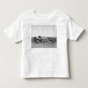 Western-Ranch-Haus in South- Dakotaphotographie Kleinkind T-shirt