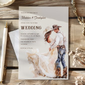 Western Ranch Hochzeitseinladung Einladung