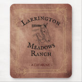 Western Ranch Horch Business - individualisierbare Mousepad (Vorne)