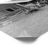 Western Ranch House in South Dakota Poster (Ecke)