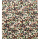 Western Ranch oder Duschvorhang auf dem Landgut (Vorderseite)