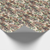 Western Ranch oder Landbebauungslandschaft Geschenkpapier (Ecke)